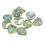 Rose Petal 8х7 мм Light Peridot AB (10 шт) Rose-8-50500-28701