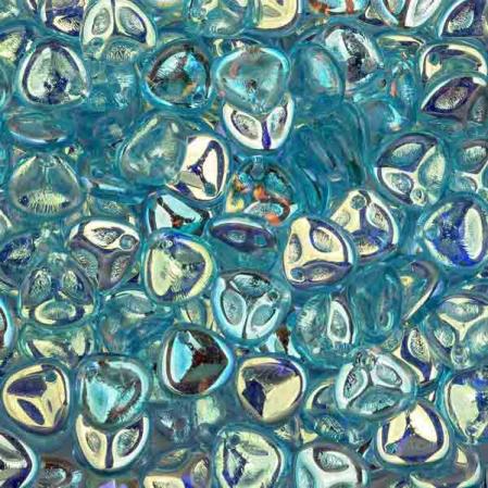 Rose Petal 8х7 мм Aqua AB (10 шт)
