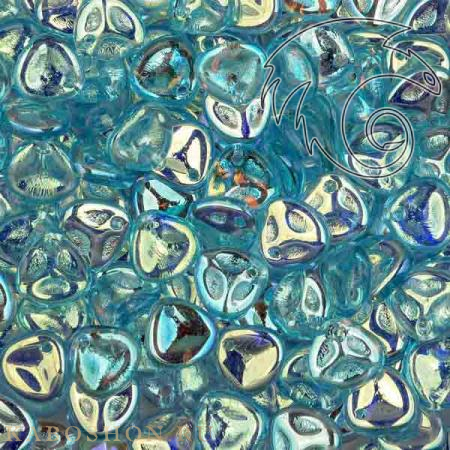 Rose Petal 8х7 мм Aqua AB (10 шт) Rose-8-60010-28701