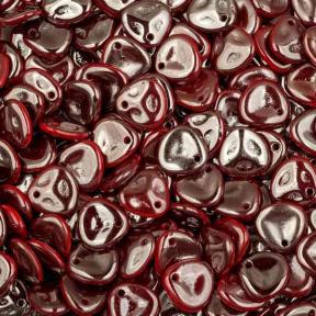 Rose Petal 8х7 мм Opaque Orange Vacuum Hematite Full