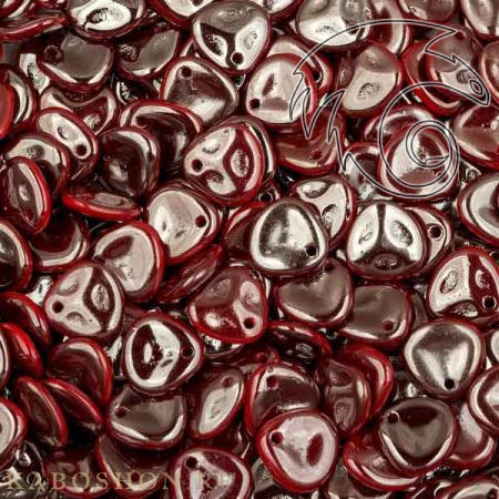 Rose Petal 8х7 мм Opaque Orange Vacuum Hematite Full Rose-8-93160-27200-1