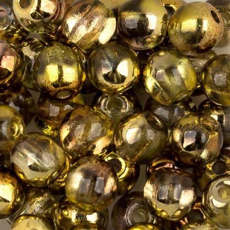 Round Beads 3 мм Crystal Sunny Magic Gold