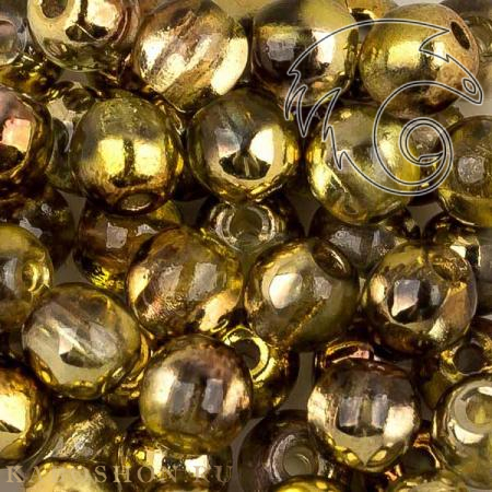 Round Beads 3 мм Crystal Sunny Magic Gold RoundB-3-00030-98002