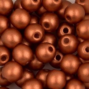 Round Beads 3 мм Alabaster Metallic Bronze