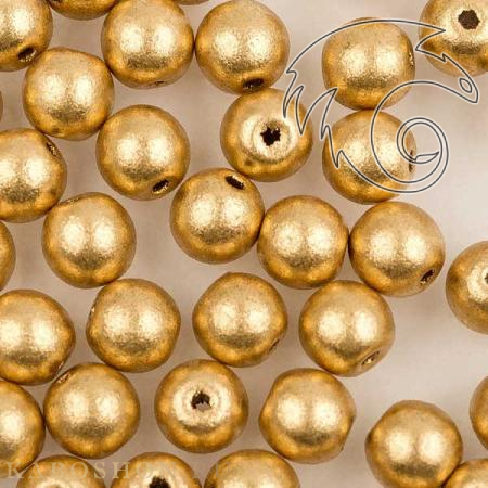 Round beads 4 мм Aztec Gold RoundB-4-01710