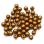 Round beads 4 мм Brass Gold RoundB-4-01740