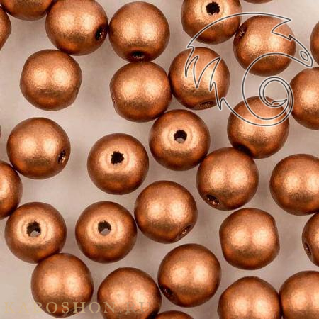 Round beads 4 мм Vintage Copper RoundB-4-01770