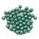 Round Beads 4 мм Alabaster Metallic Green RoundB-4-2010-29455
