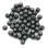 Round beads 4 мм Jet Celsian Full Matted RoundB-4-23980-22570