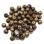 Round beads 4 мм Jet California Gold Rush Matted RoundB-4-23980-98572