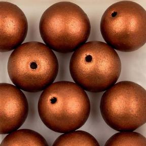 Round Beads 8 мм Metallic Copper