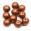 Round Beads 8 мм Metallic Copper (10 шт) RoundB-8-01750