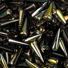 Spike 7х17 мм Jet Vitrail (5 шт)