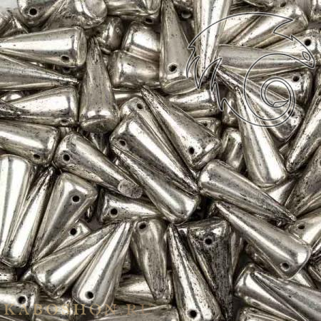 Spike 7х17 мм Jet Old Silver (5 шт) Sp-23980-81002