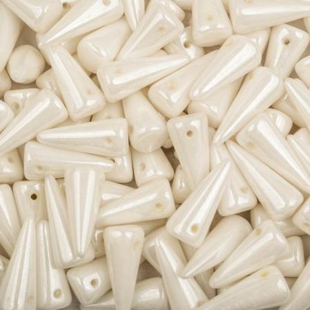 Spike 7х17 мм Chalk White Shimmer (5 шт)