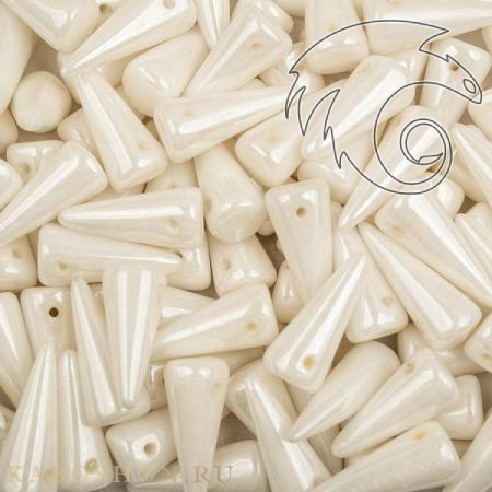 Spike 7х17 мм Chalk White Shimmer (5 шт) Sp-3000-14400