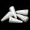 Spike 7х17 мм Chalk White Shimmer (5 шт) Sp-3000-14400