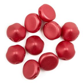 Tipp Beads 8 мм Alabaster Pastel Dark Coral