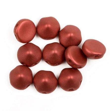 Tipp Beads 8 мм Alabaster Metallic Red