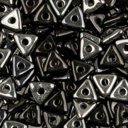 Tri-bead 4 мм Jet Vacuum Hematite