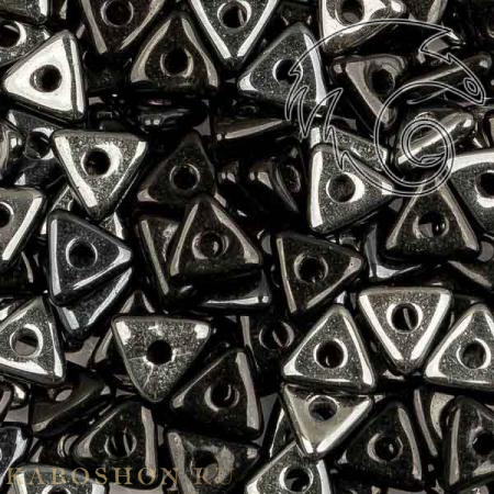Tri-bead 4 мм Jet Vacuum Hematite Tri-23980-27201