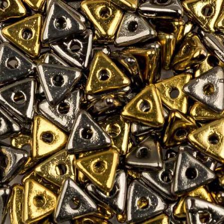 Tri-bead 4 мм Jet California Graphite