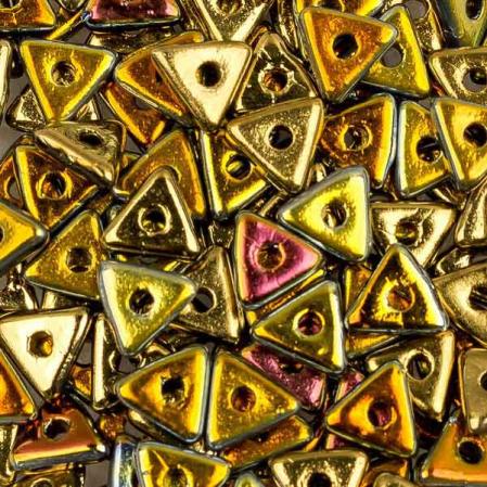 Tri-bead 4 мм Jet California Sun
