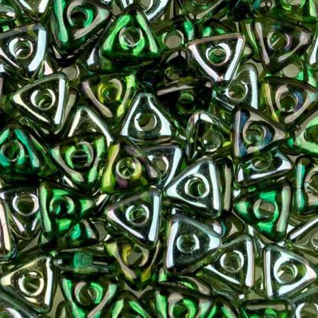 Tri-bead 4 мм Emerald Celsian