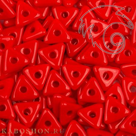 Tri-bead 4 мм Opaque Red Tri-93200