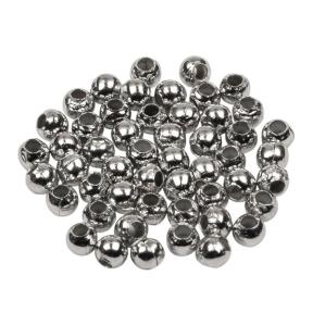 Бусина круглая 3 мм платина (50 шт)