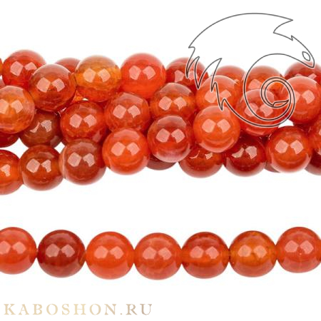 Агат огненный 6 мм 24803