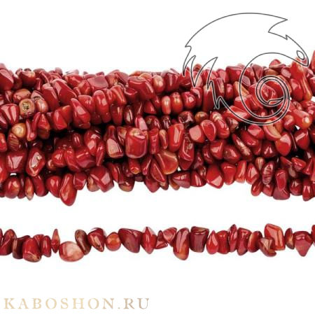Коралл тонированный красный 62092-80