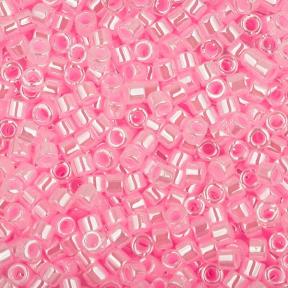 Бисер Delica 11-0 Lined Crystal Med.Pink