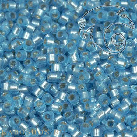 Бисер Delica 11-0 Внутреннее серебрение полуматовый голубая вода DB0692