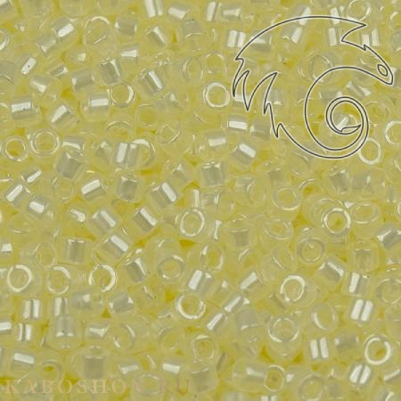 Бисер Delica 11-0 Прозрачный глянцевый бледно-желтый DB1471