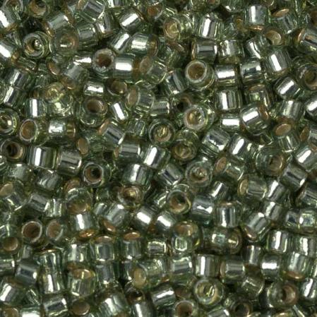 Бисер Delica 11-0 Duracoat внутреннее серебрение ива