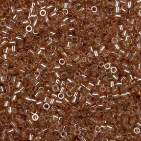 Бисер Delica 15/0 Глянцевый прозрачный бархатцы