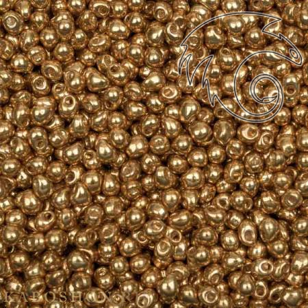 Бисер Miyuki Drops 2,8 мм Гальванизированный желтый DP-2-1053