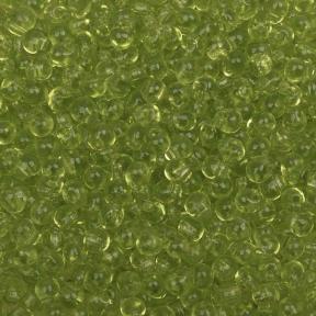Бисер Miyuki Drops 3,4 мм Прозрачный ликер шартрез