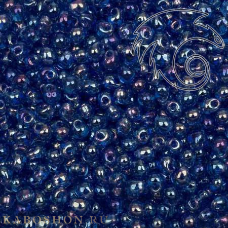 Бисер Miyuki Drops 3,4 мм Радужный прозрачный светлый сапфир DP-3-0261