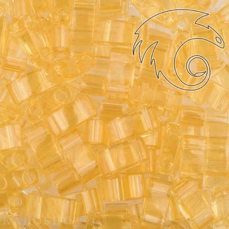 Бисер Half Tila Прозрачный светлый топаз HTL-0132