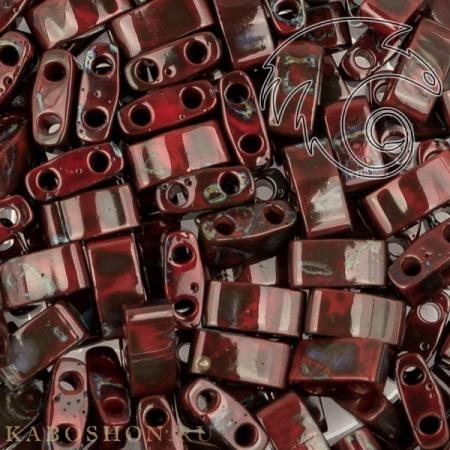Бисер Half Tila Пикассо непрозрачный красный HTL-4521