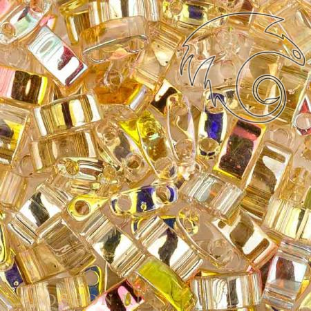 Бисер Half Tila Прозрачный хрусталь Lemon Rainbow HTL-55021