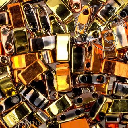 Бисер Half Tila Непрозрачный черный California Gold Rush HTL-55041
