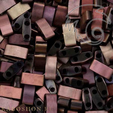 Бисер Half Tila Непрозрачный черный Capri Rose Full Matted HTL-55115
