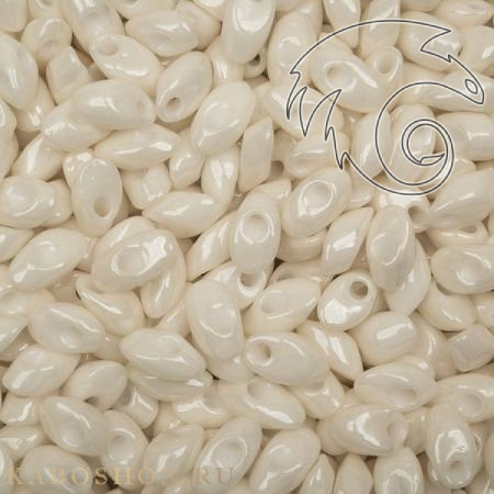 Бисер Miyuki Long Magatama Цейлон кремовый LMA-0421