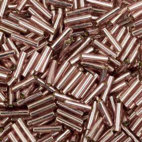 Стеклярус Miyuki 6 мм Внутреннее серебрение дымчатый аметист