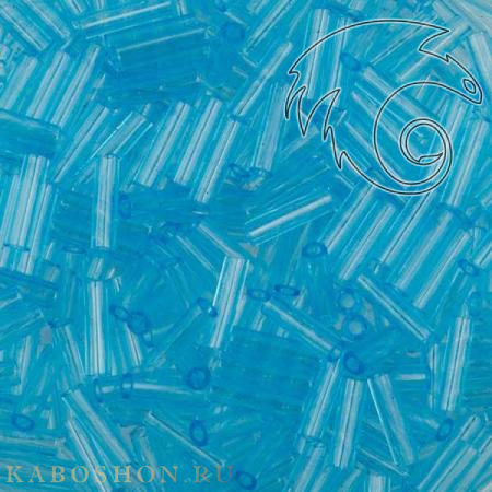 Стеклярус Miyuki 6 мм Прозрачный светло-голубой MB2-0148