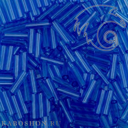 Стеклярус Miyuki 6 мм Прозрачный сапфир MB2-0150