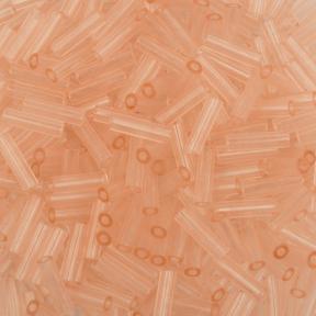 Стеклярус Miyuki 6 мм Прозрачный бледно-розовый